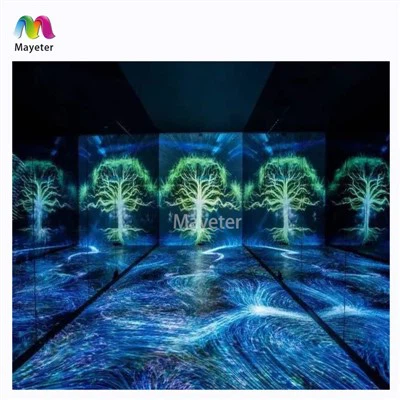 Proyeksi Pemetaan 3D Video Ruangan Imersif Proyeksi Pemetaan 360 Proyektor
